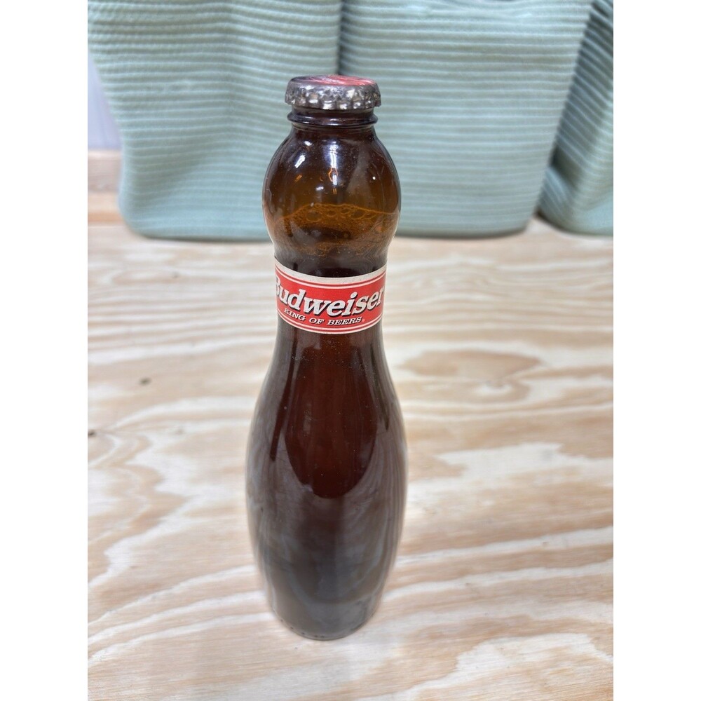 Vintage Budweiser Bowling Pin Bottle